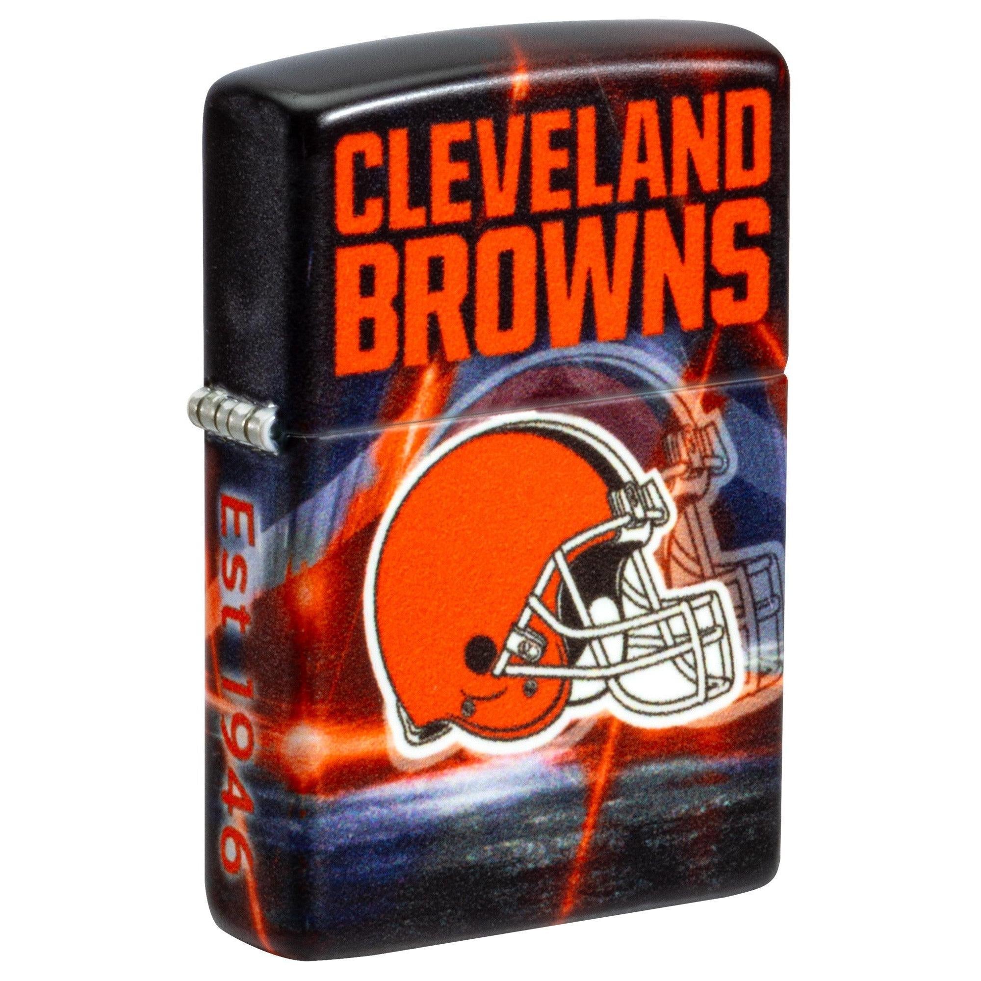 Zippo Lighter: NFL Football, Cleveland Browns - 540 Color 46500