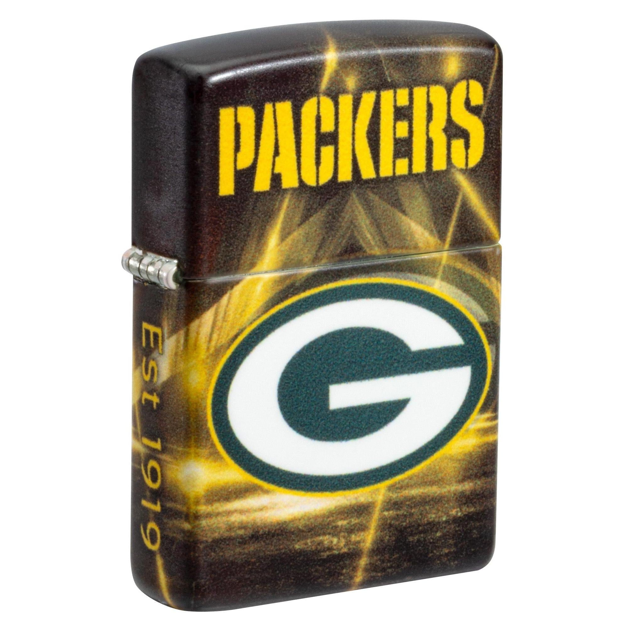 Zippo Lighter: NFL Football, Green Bay Packers - 540 Color 46505