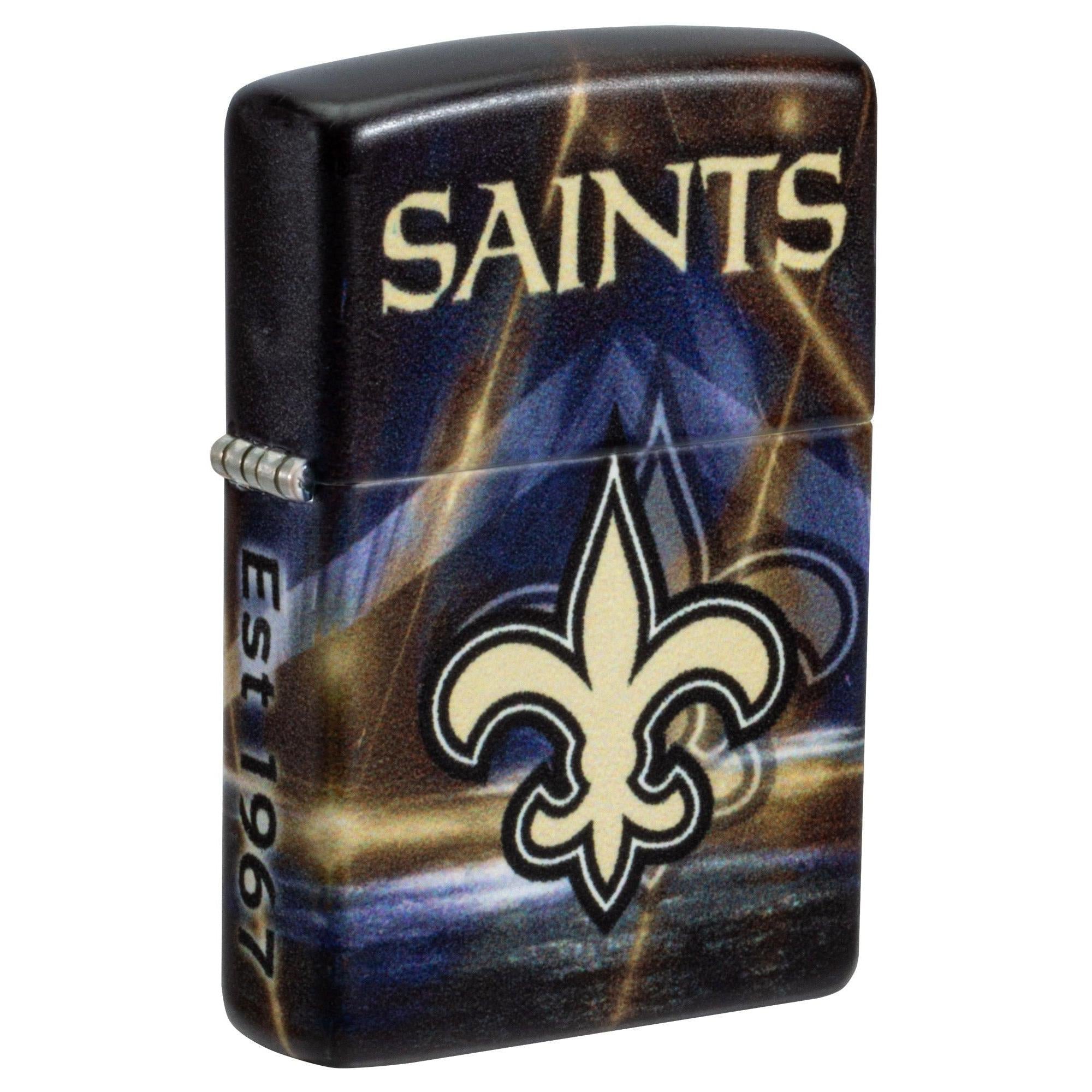 Zippo Lighter: NFL Football, New Orleans Saints - 540 Color 46517
