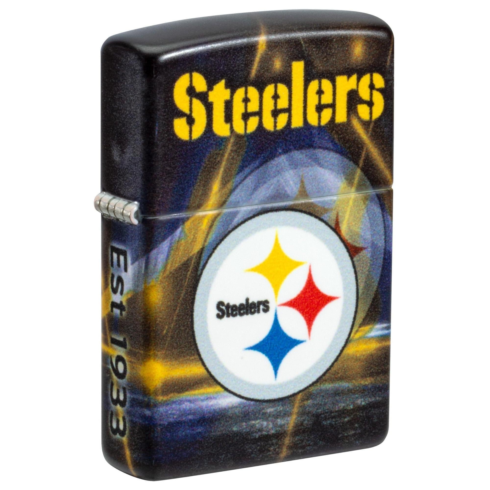 Zippo Lighter: NFL Football, Pittsburgh Steelers - 540 Color 46521