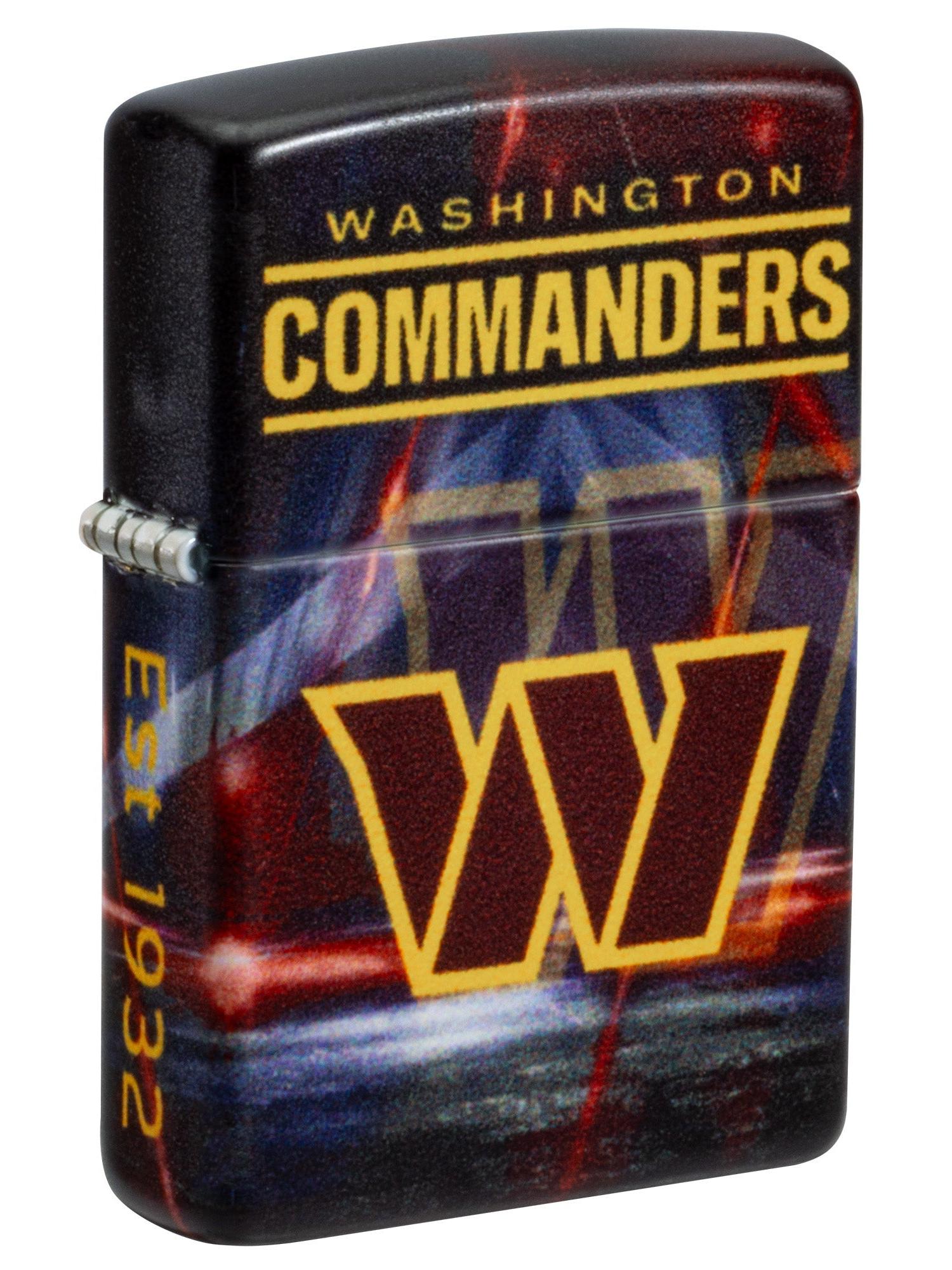 Zippo Lighter: NFL Football, Washington Commanders - 540 Color 46526