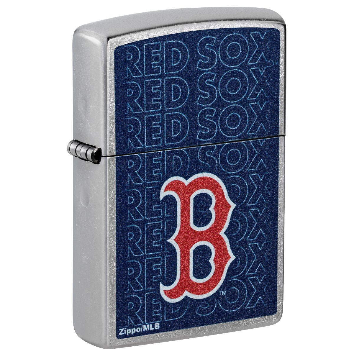 Zippo Lighter: MLB Baseball, Boston Red Sox - Street Chrome 46533
