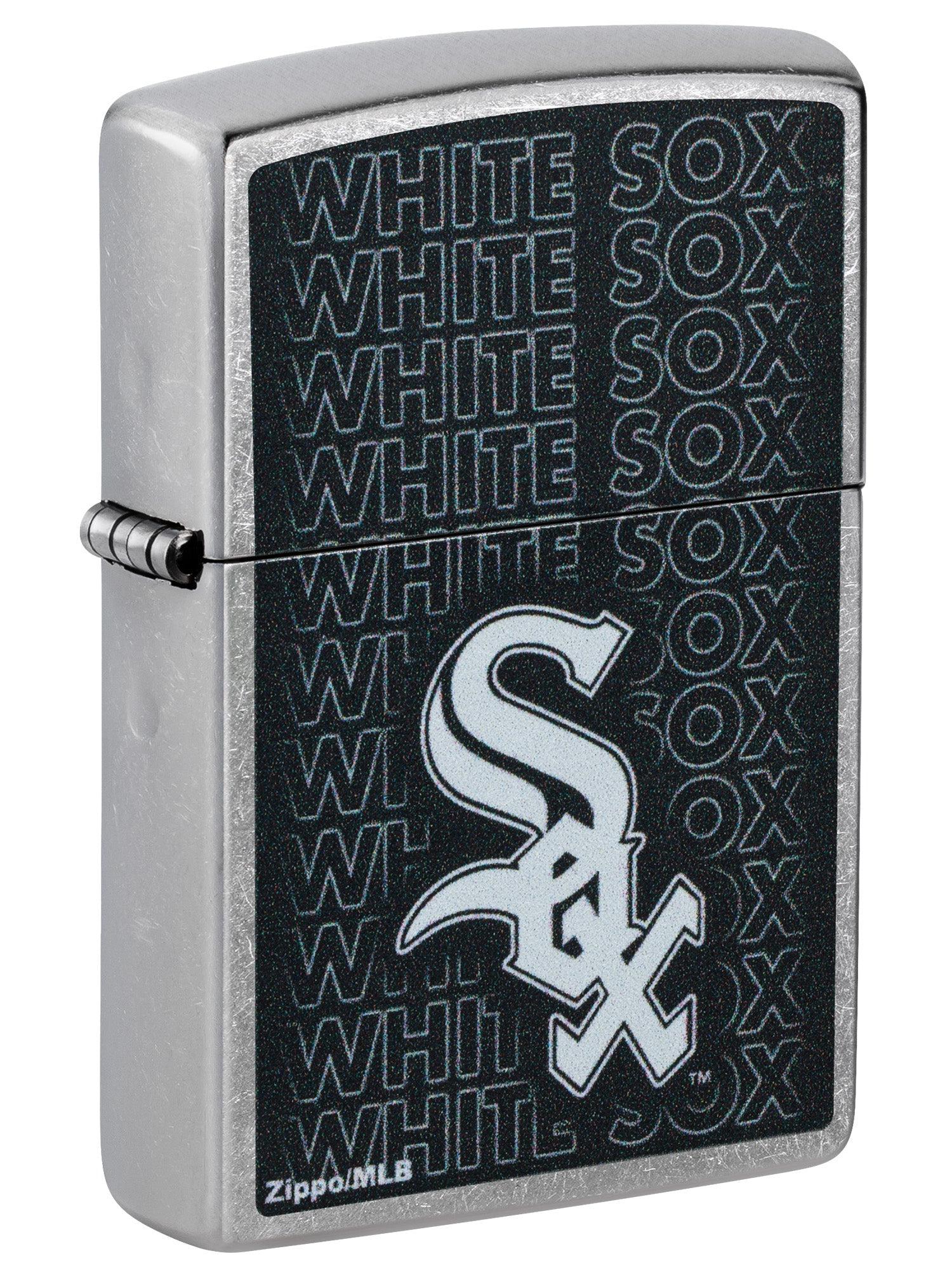 Zippo Lighter: MLB Baseball, Chicago White Sox - Street Chrome 46535
