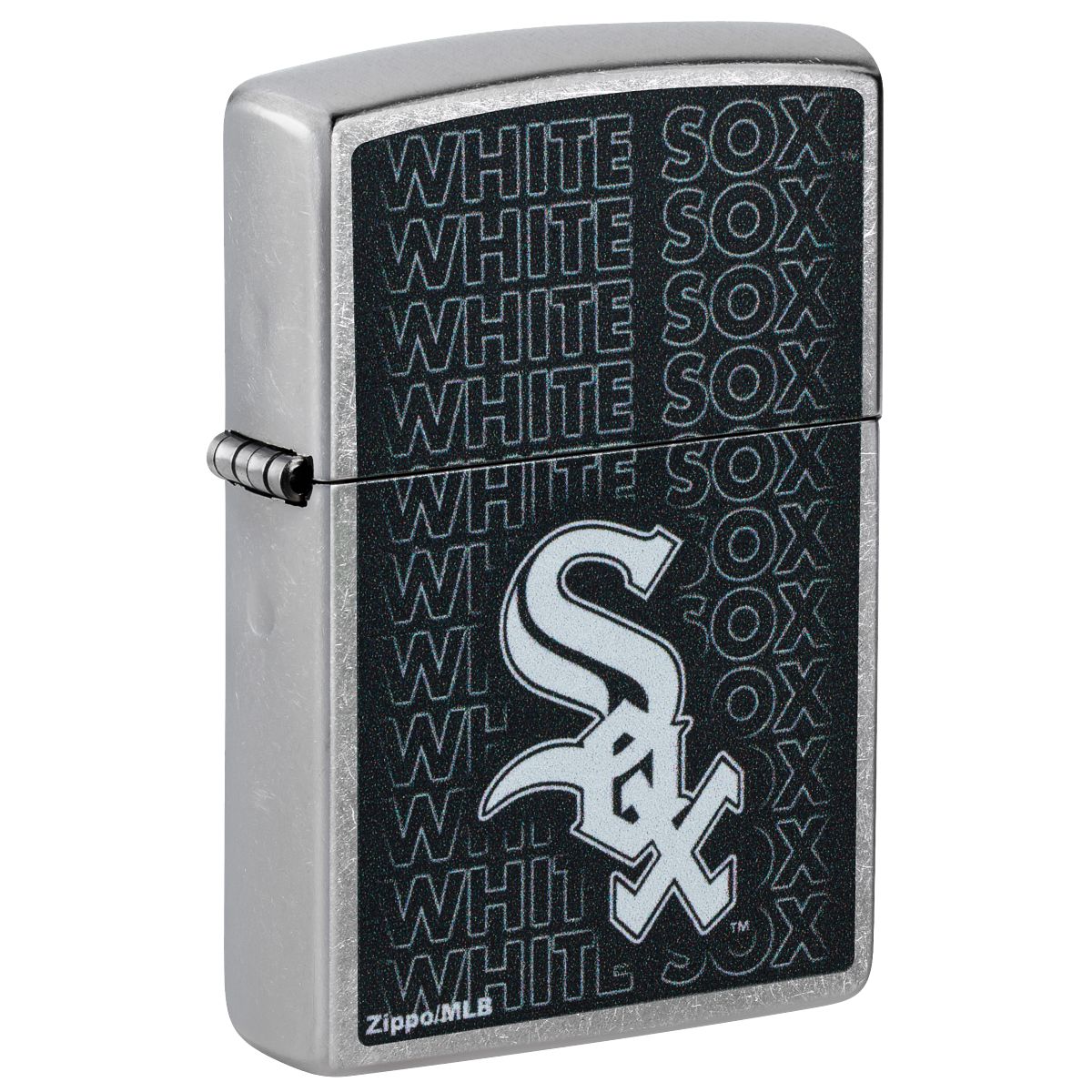 Zippo Lighter: MLB Baseball, Chicago White Sox - Street Chrome 46535