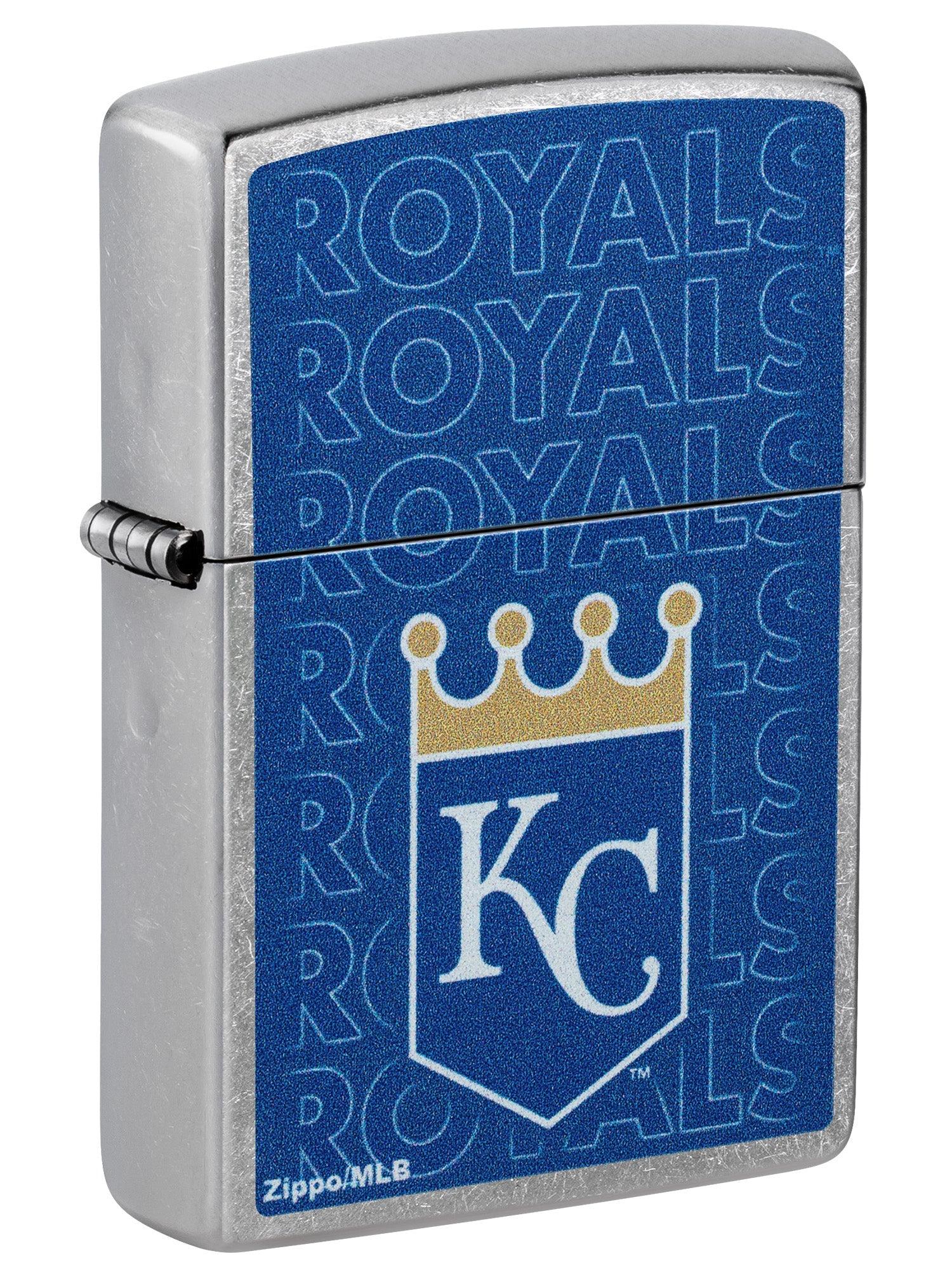 Zippo Lighter: MLB Baseball, Kansas City Royals - Street Chrome 46541