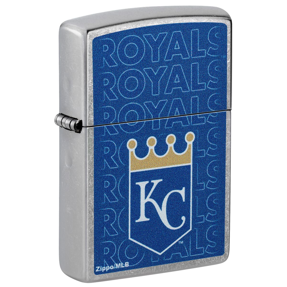 Zippo Lighter: MLB Baseball, Kansas City Royals - Street Chrome 46541