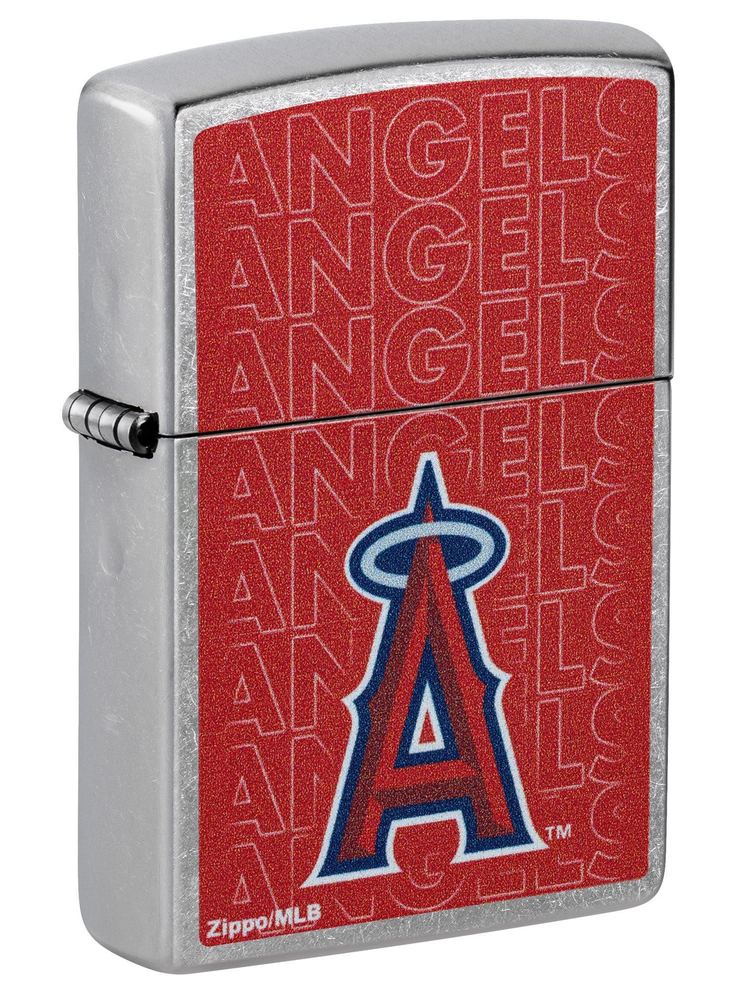 Zippo Lighter: MLB Baseball, Los Angeles Angels - Street Chrome 46542