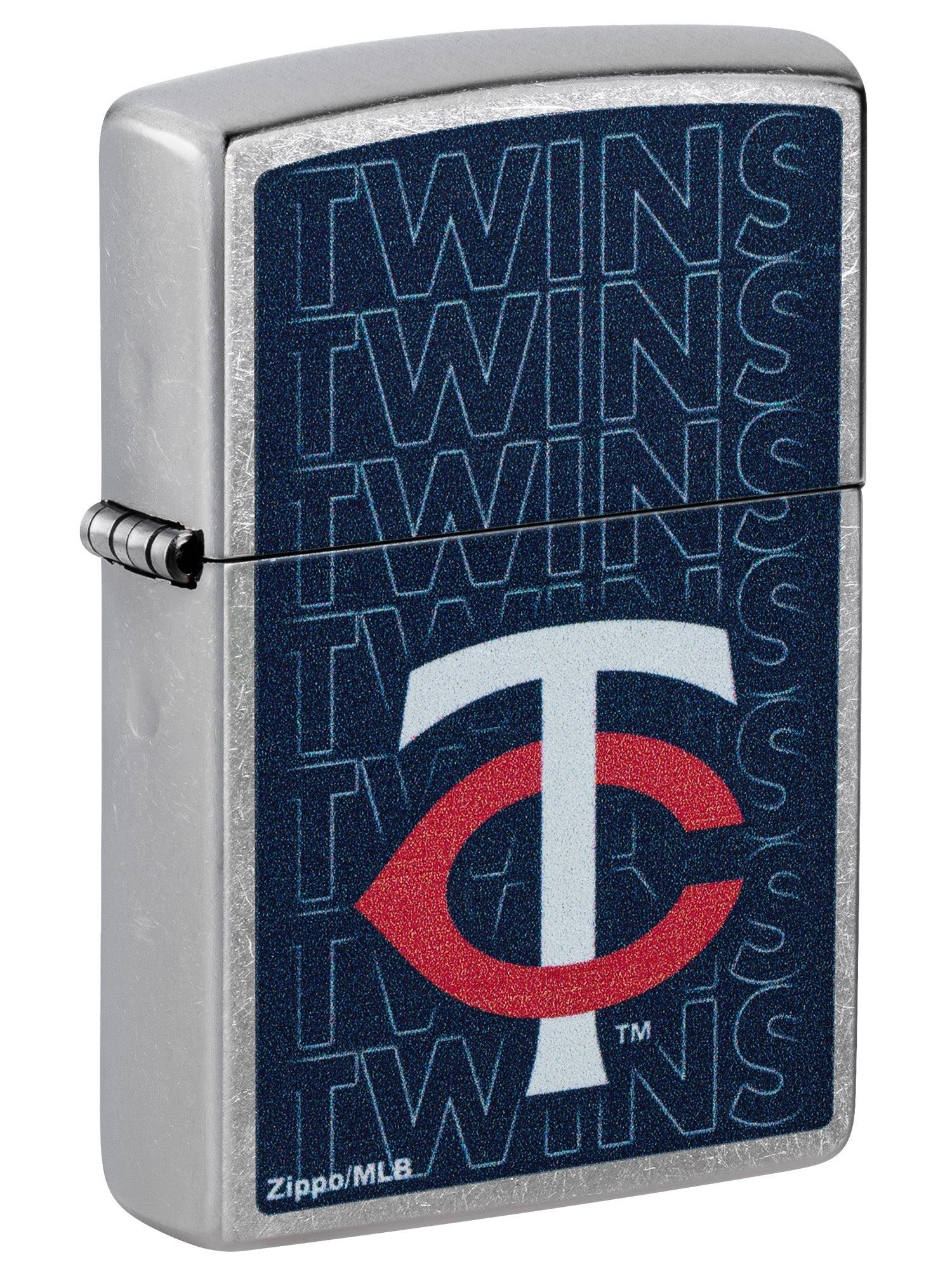 Zippo Lighter: MLB Baseball, Minnesota Twins - Street Chrome 46546