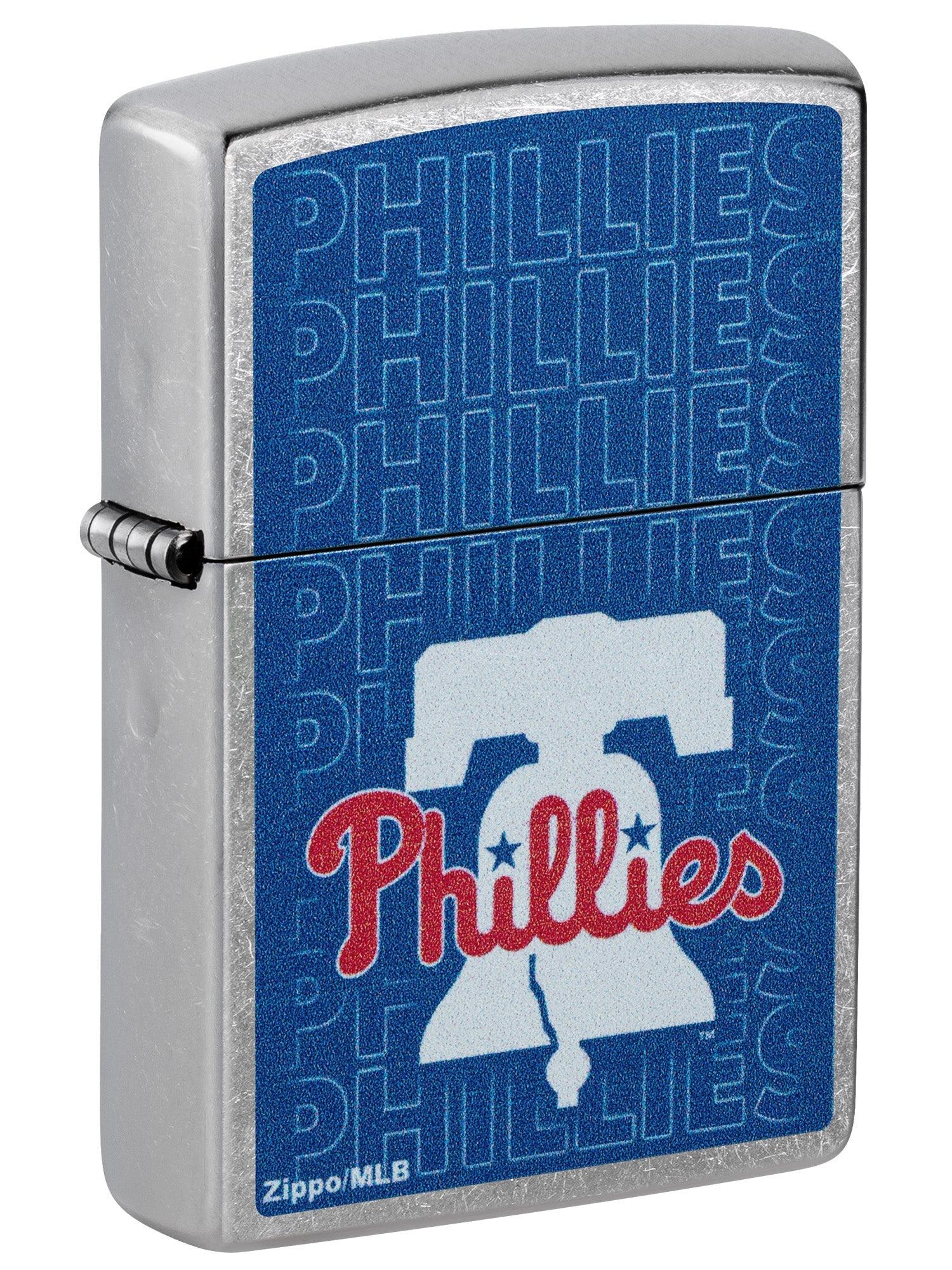 Zippo Lighter: MLB Baseball, Philadelphia Phillies - Street Chrome 46550