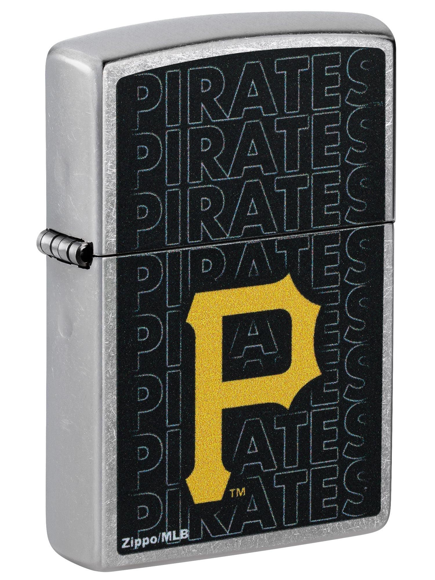 Zippo Lighter: MLB Baseball, Pittsburgh Pirates - Street Chrome 46551