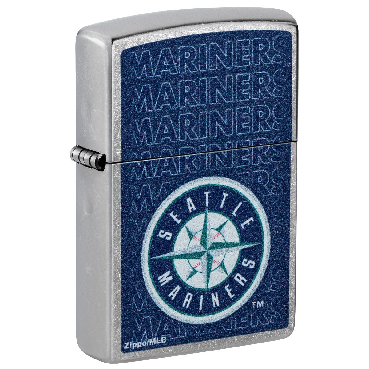 Zippo Lighter: MLB Baseball, Seattle Mariners - Street Chrome 46554
