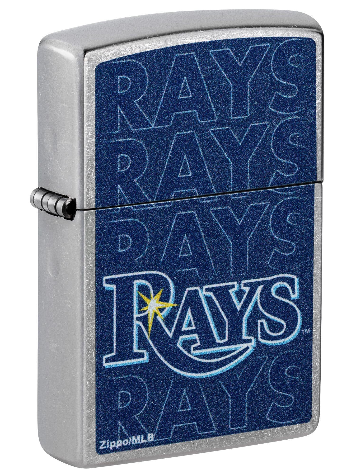 Zippo Lighter: MLB Baseball, Tampa Bay Rays - Street Chrome 46556