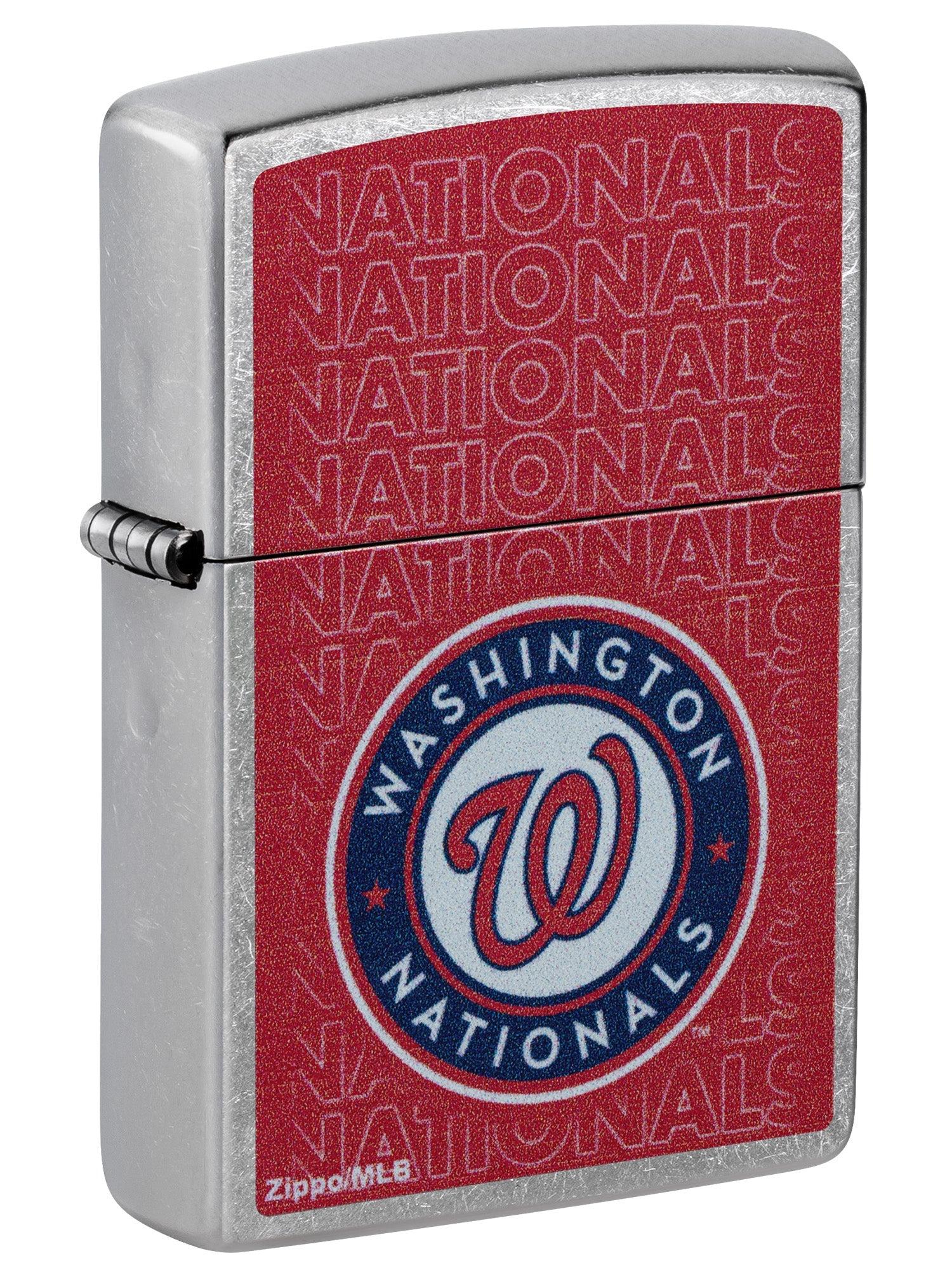 Zippo Lighter: MLB Baseball, Washington Nationals - Street Chrome 46559