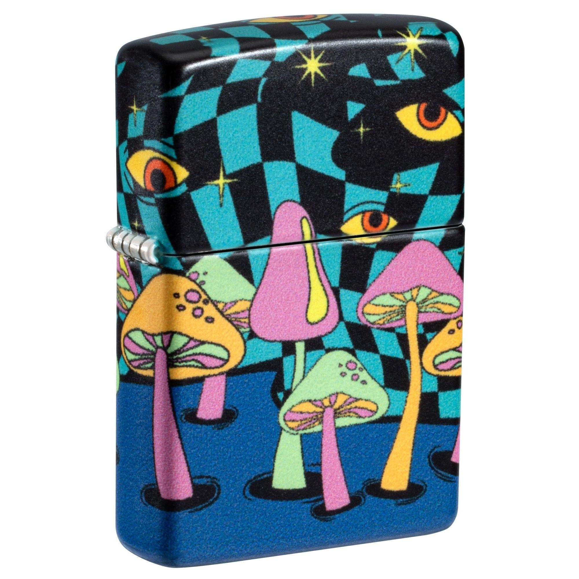 Zippo Lighter: Mushrooms Design - Glow-in-the-Dark 46564