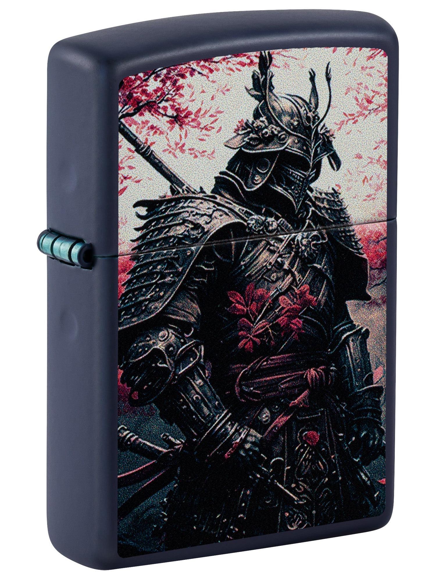 Zippo Lighter: Samurai Warrior - Navy Matte 46624