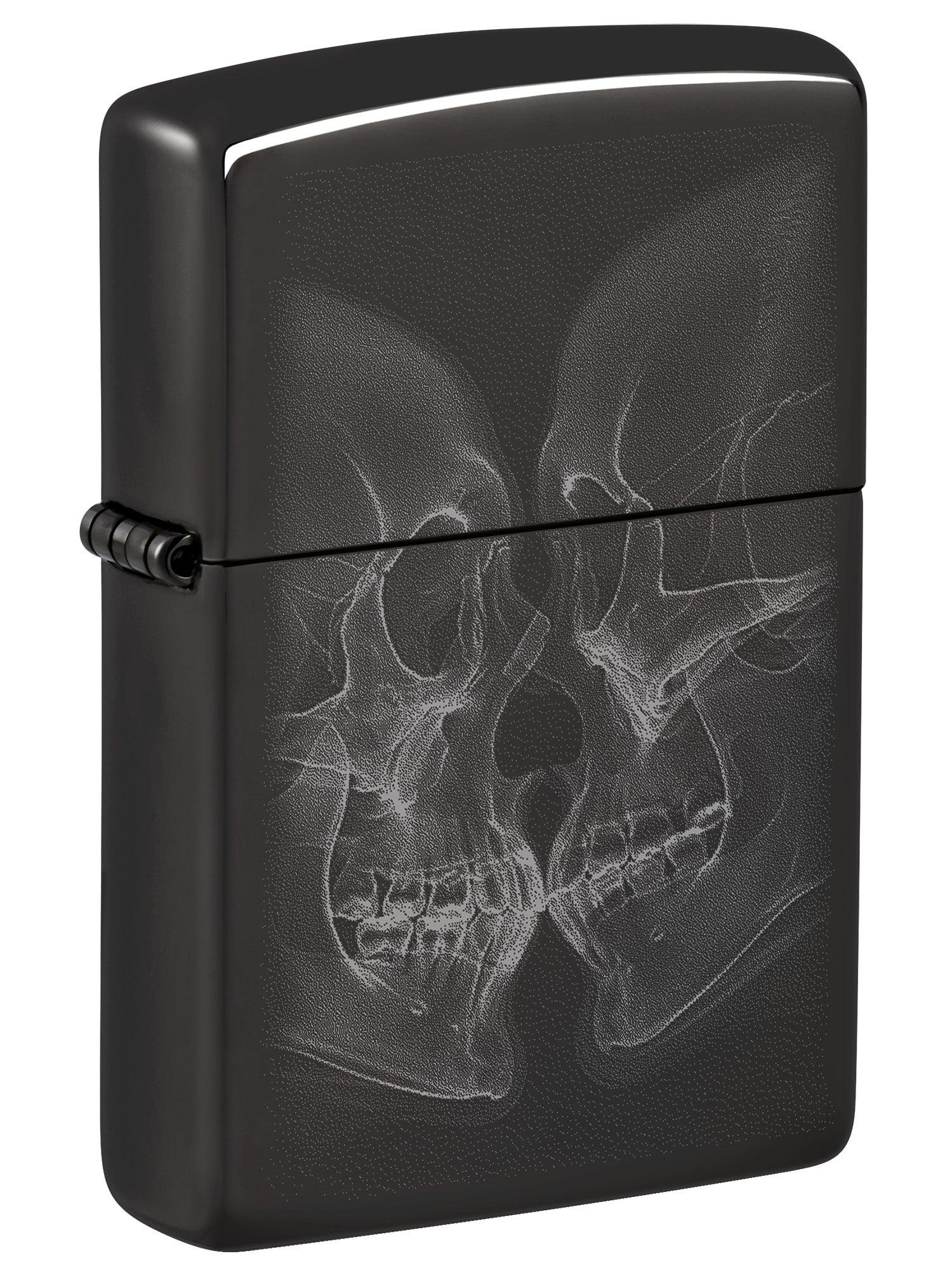 Zippo Lighter: X-Ray Kiss - High Polish Black 46644