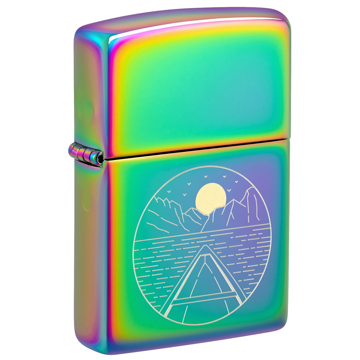 Zippo Lighter: Outdoor Landscape, Engraved - Multi-Color 46698