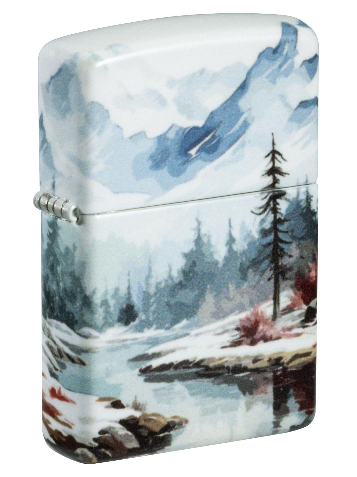 Zippo Lighter: Frozen Valley Design - 540 Color 46702