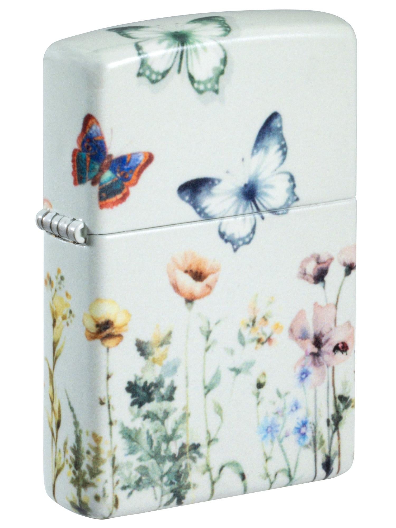 Zippo Lighter: Glowing Butterflies, Glow-in-the-Dark - 540 Color 46703