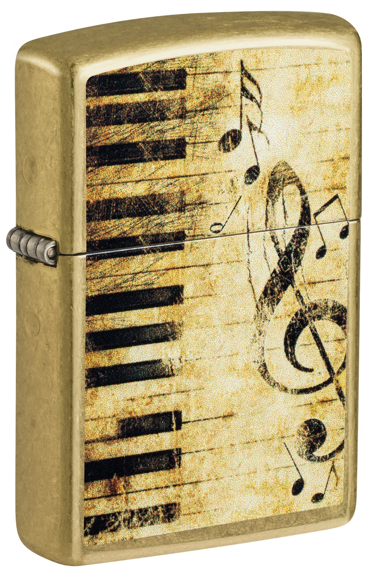 Zippo Lighter: Nothing but Treble, Keyboard - Street Brass 46712