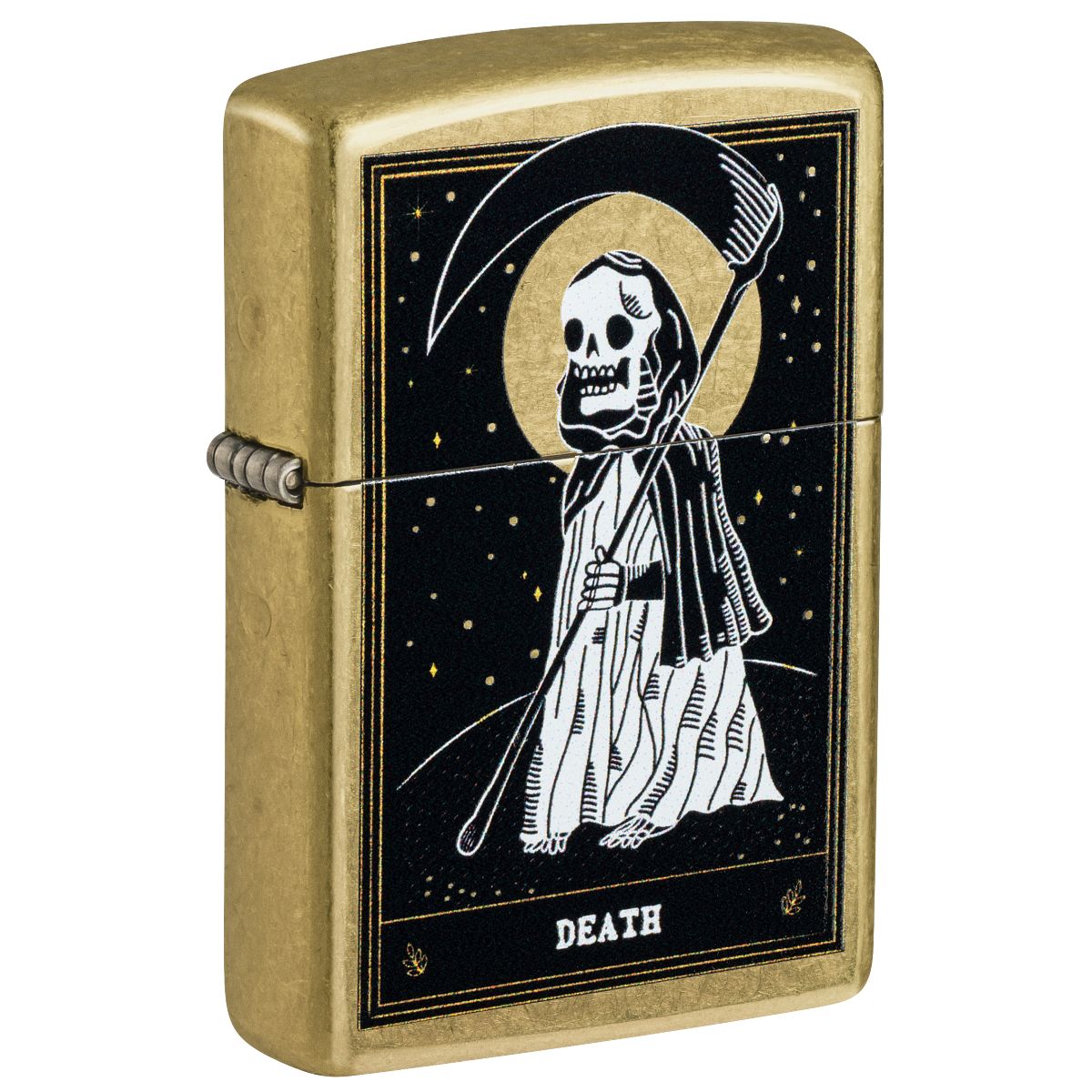 Zippo Lighter: Tarot Death Card Design - Street Brass 46722
