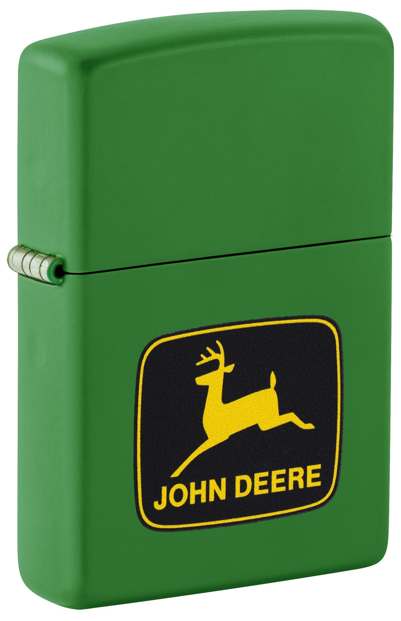 Zippo Lighter: John Deere Logo - Moss Green Matte 46765