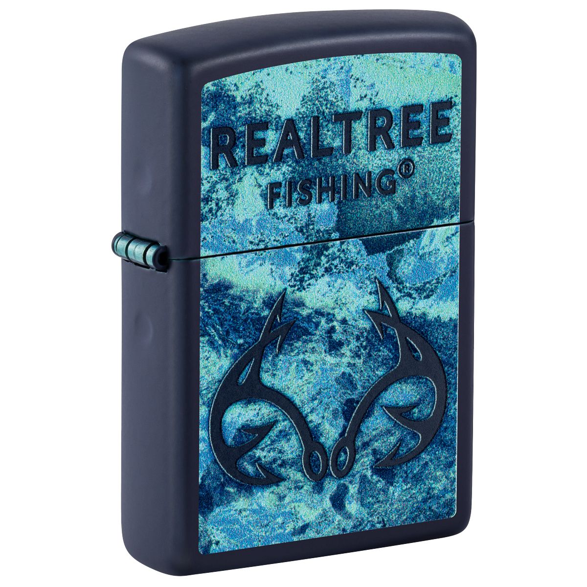 Zippo Lighter: Realtree Fishing - Navy Matte 46792