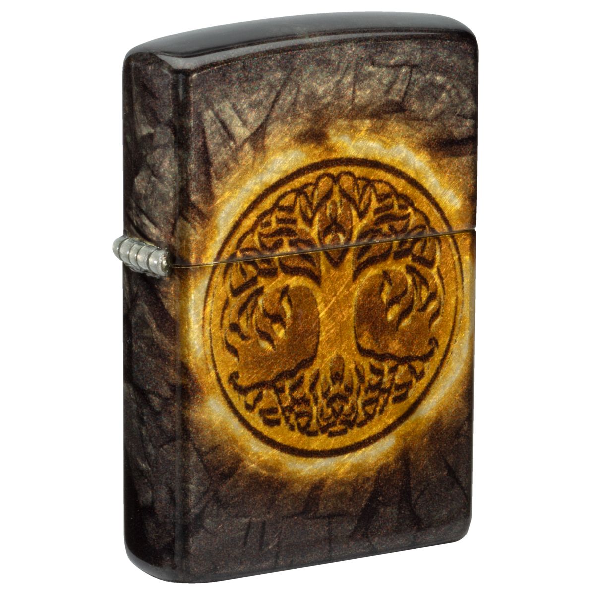 Zippo Lighter: Gleaming Tree of Life - 540 Fusion 46815