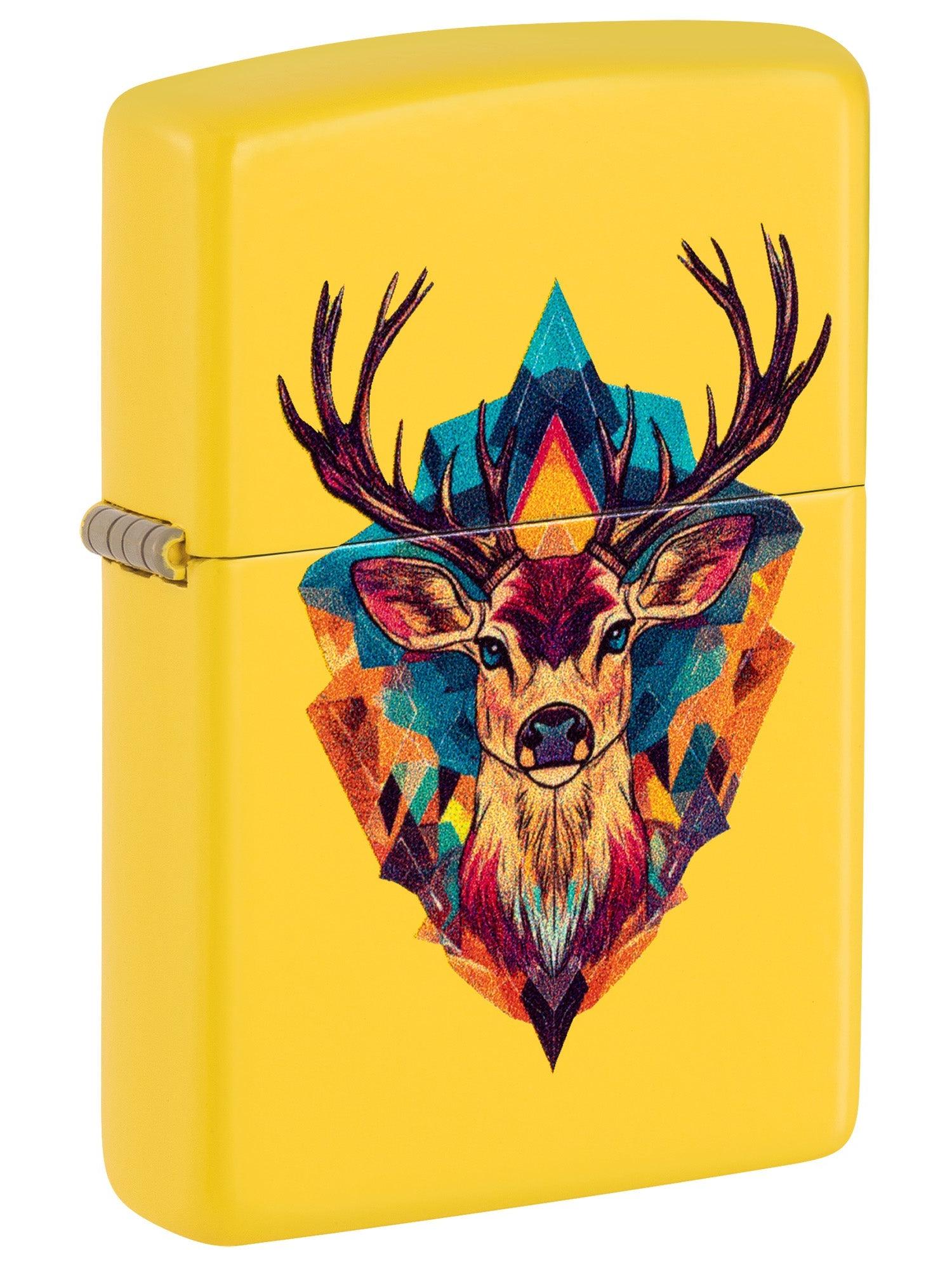 Zippo Lighter: Deer Design - Sunflower 46868