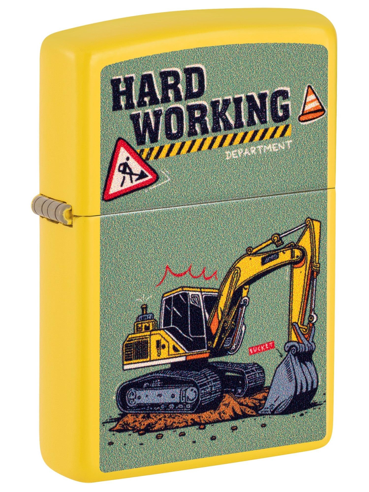 Zippo Lighter: Hard Working Department - Sunflower 46892