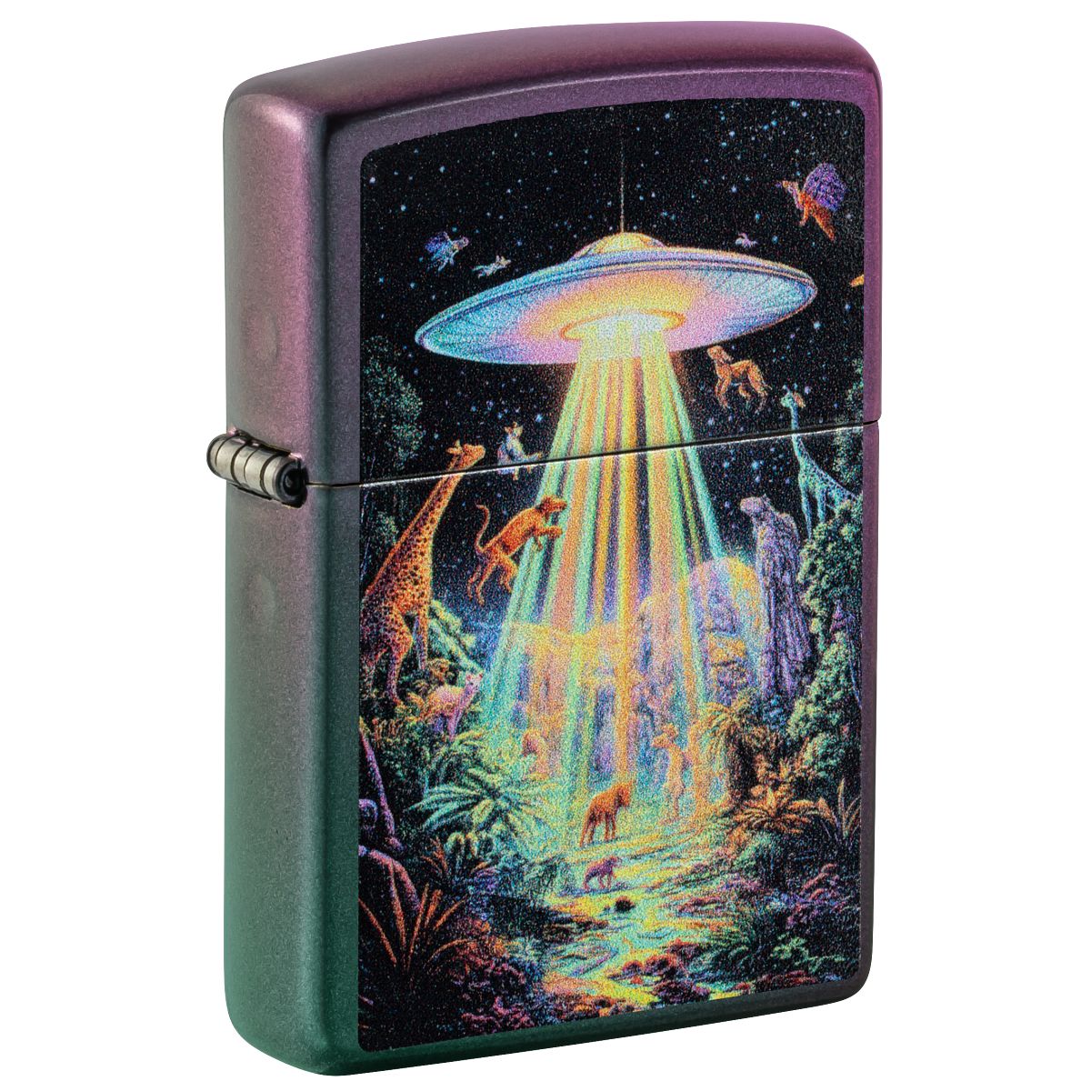 Zippo Lighter: Animal Alien Abduction - Iridescent 46941