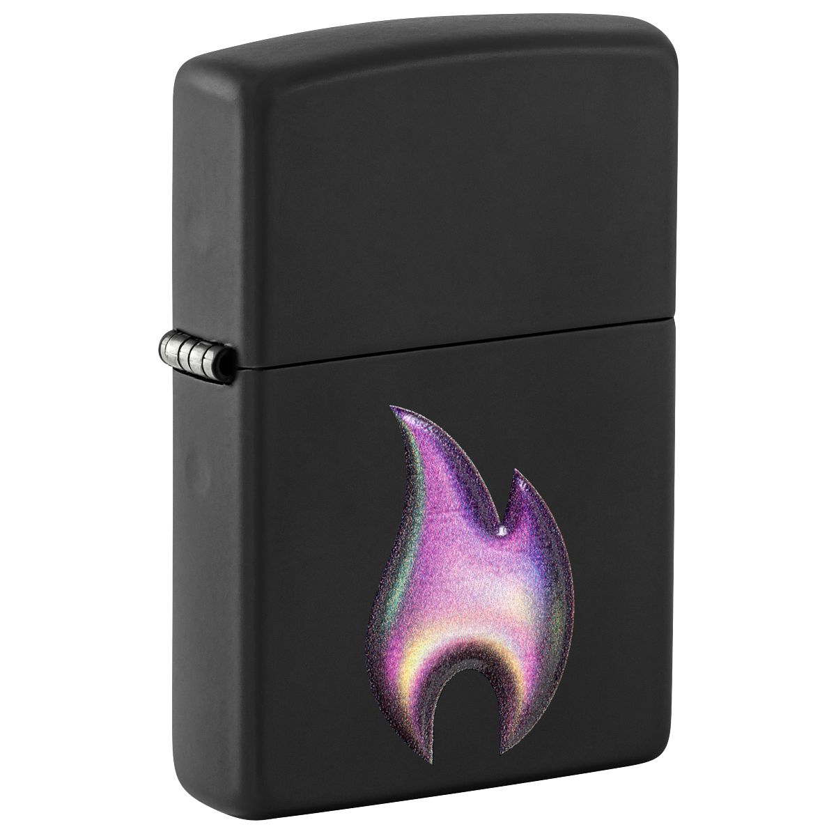 Zippo Lighter: Flame Emblem - Black Matte 46965