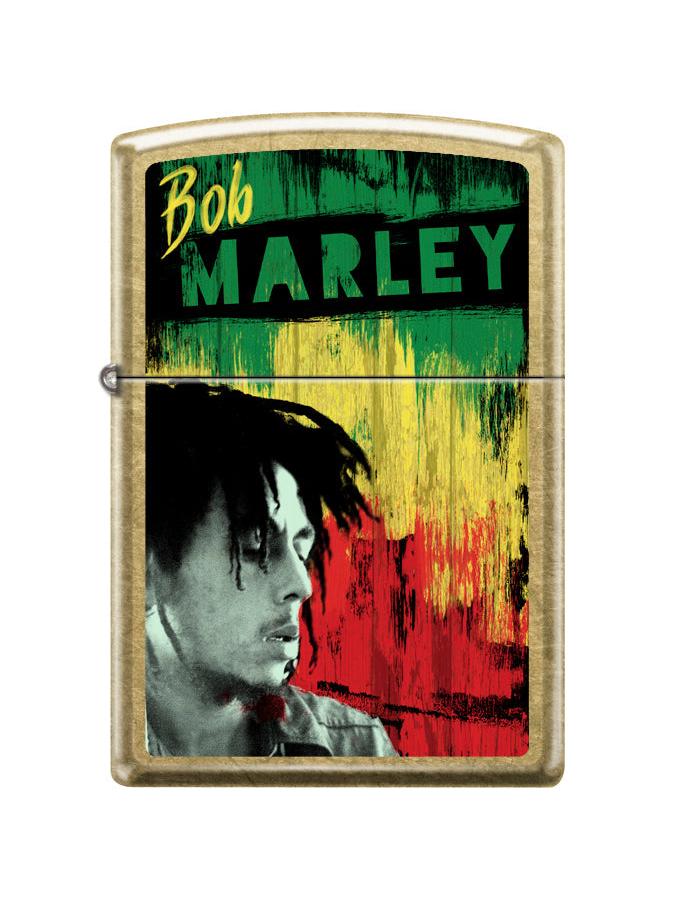 Zippo Lighter: Bob Marley Design - Street Brass 46992