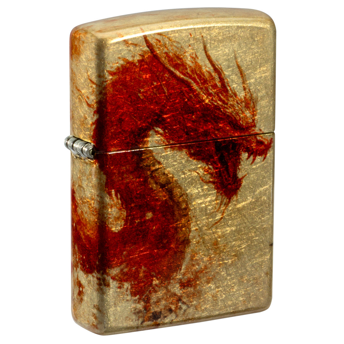 Zippo Lighter: Samurai and Dragon - 540 Fusion 47028