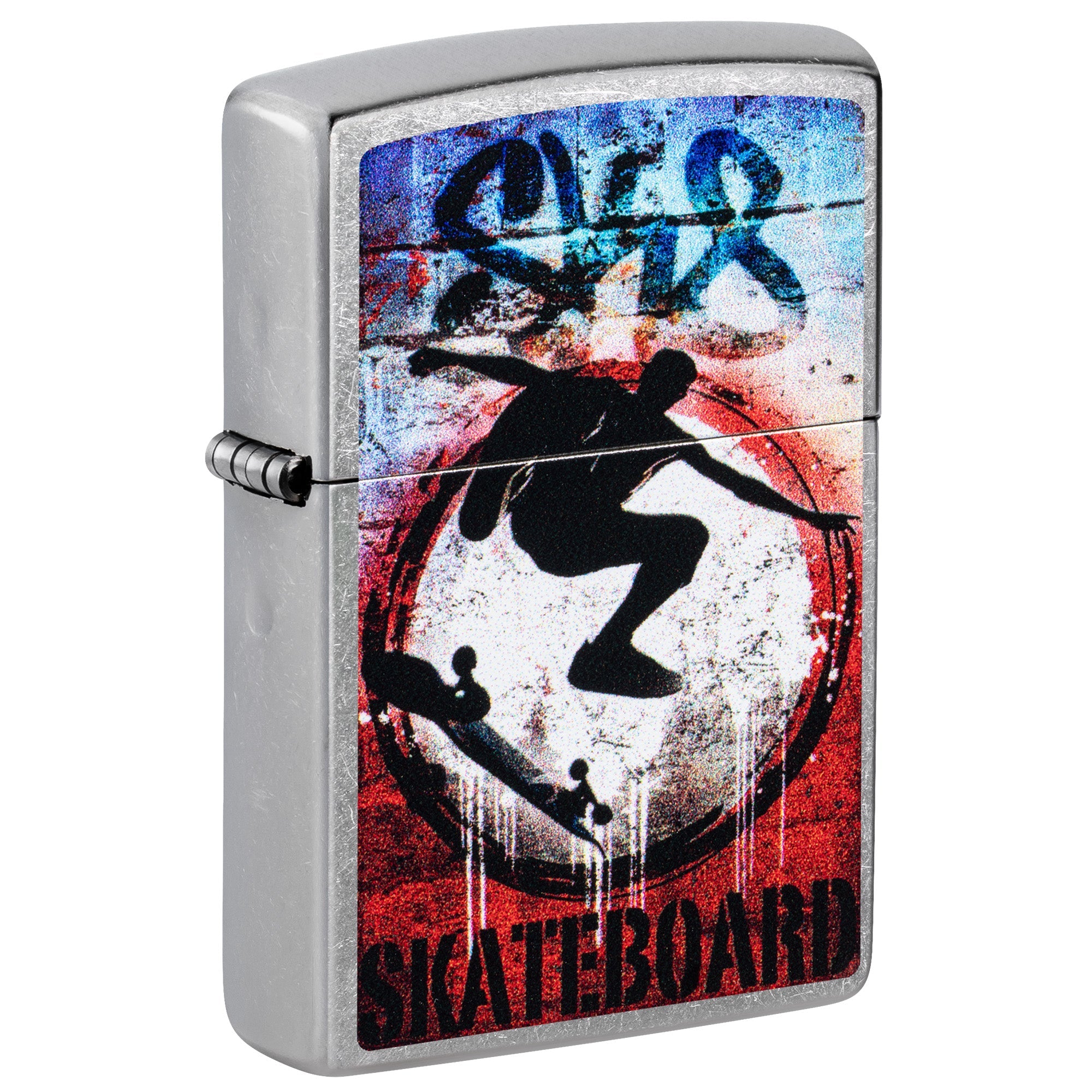 Zippo Lighter: Kickflip Design - Street Chrome 47182