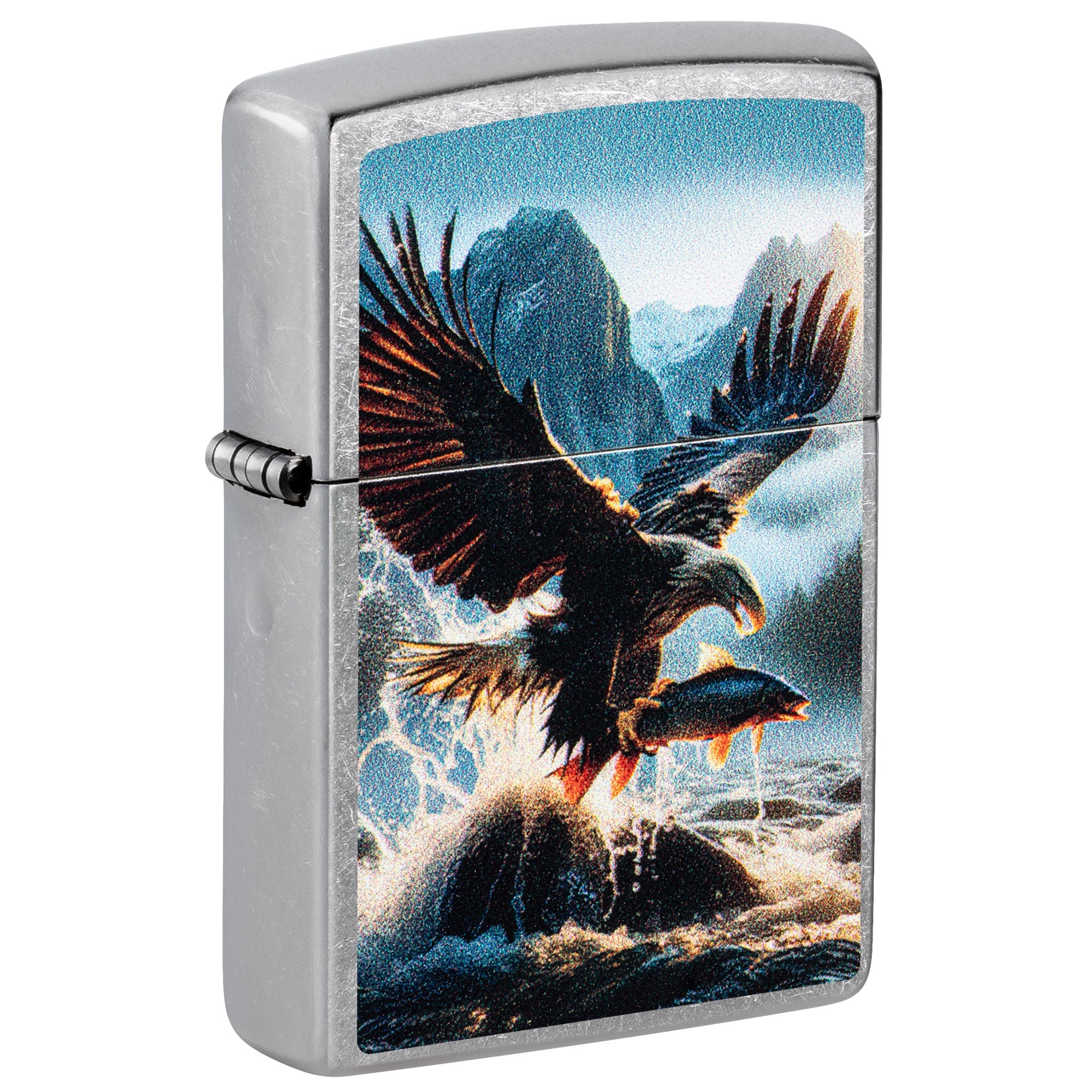 Zippo Lighter: Catch of the Day Design - Street Chrome 47188