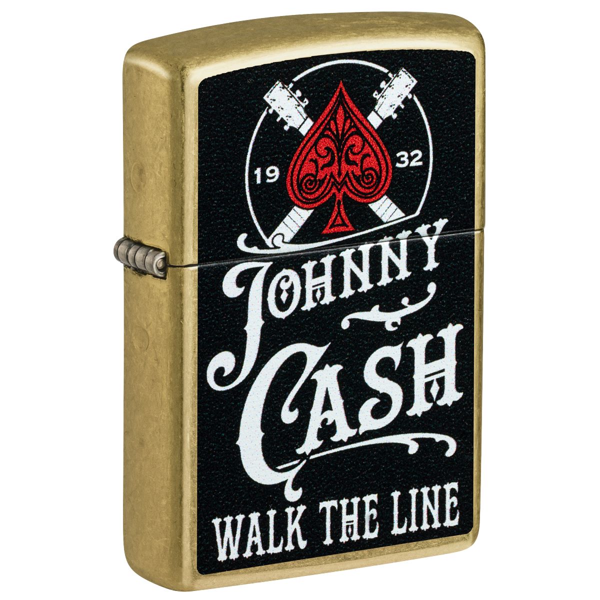Zippo Lighter: Johnny Cash, Walk the Line - Street Brass 47245