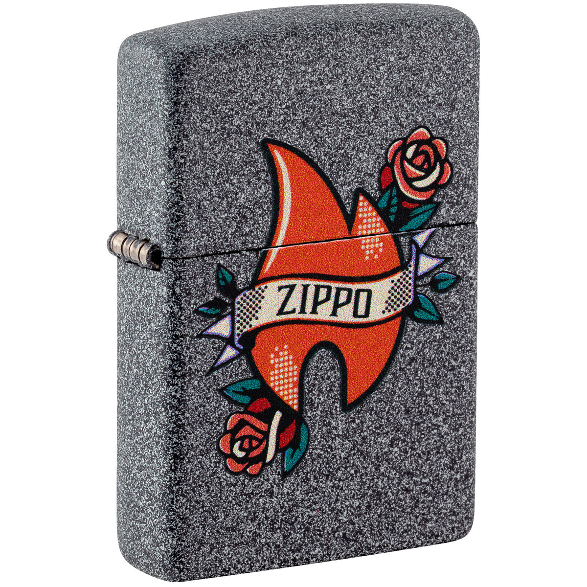 Zippo Lighter: Zippo Flame Tattoo Design - Iron Stone 47268