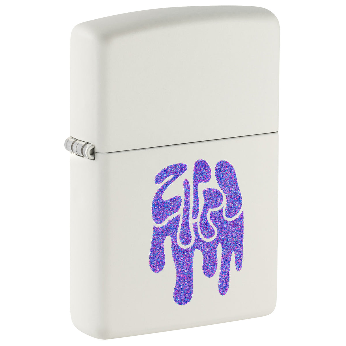 Zippo Lighter: Zippo Drip Design - White Matte 47465