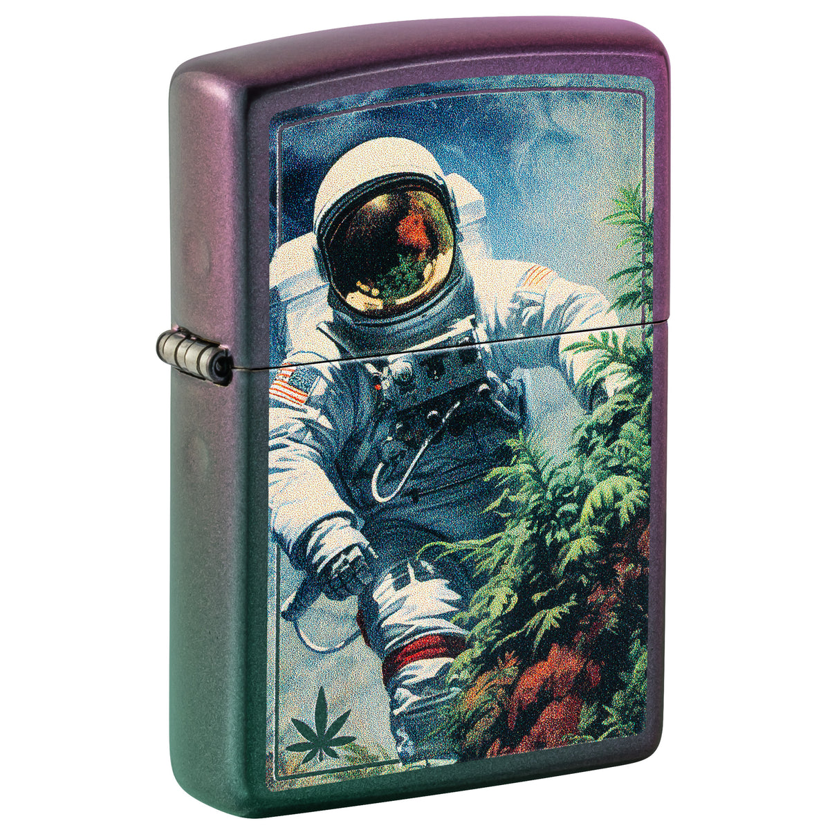 Zippo Lighter: High Astronaut Design - Iridescent 47519