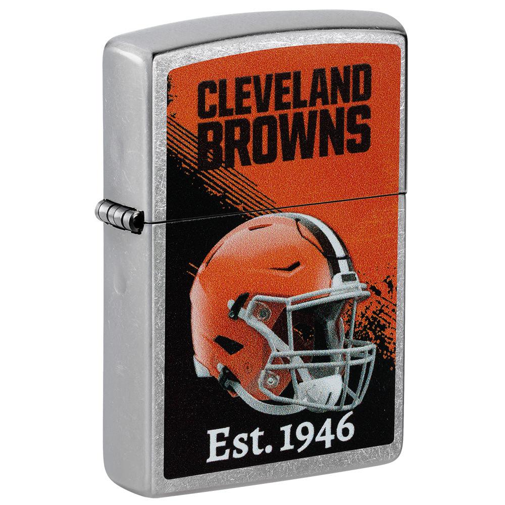 Zippo Lighter: NFL Football, Cleveland Browns - Street Chrome 47689