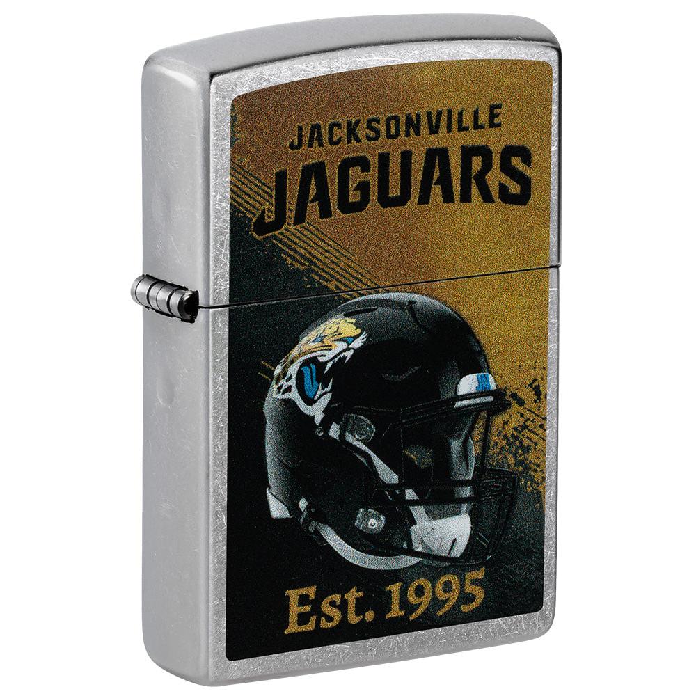 Zippo Lighter: NFL Football, Jacksonville Jaguars - Street Chrome 47696