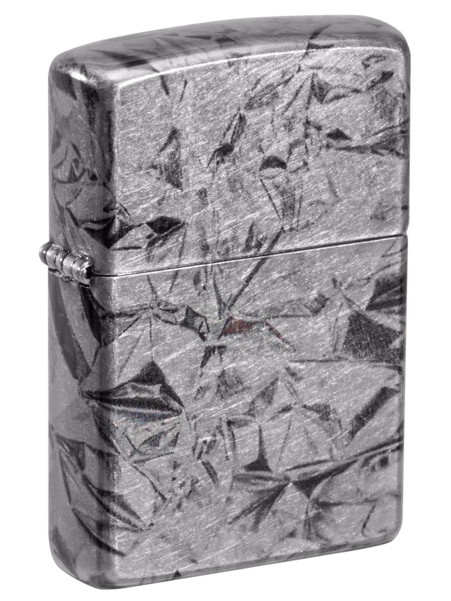 Zippo Lighter: Crumpled Foil Design - 540 Fusion 48814