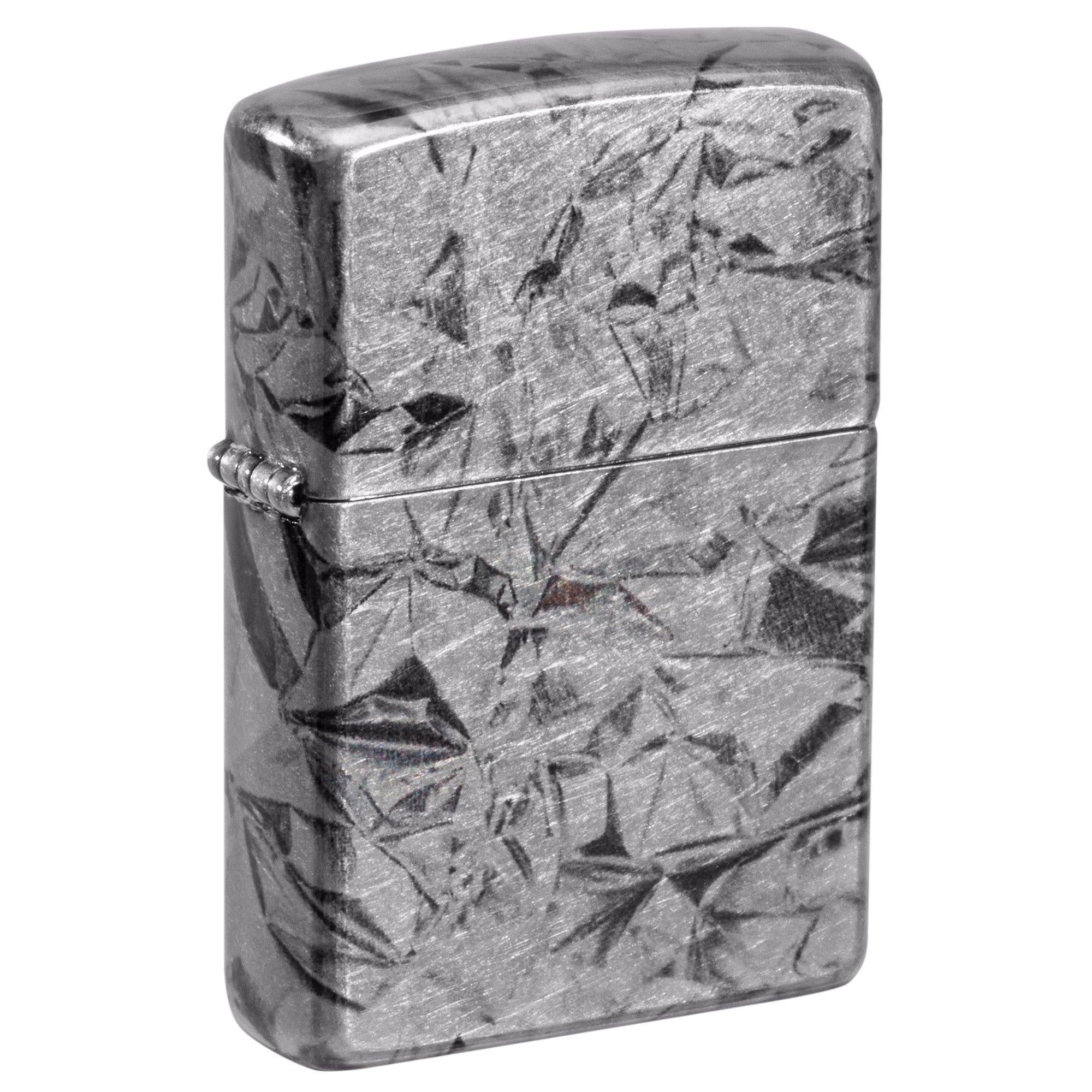 Zippo Lighter: Crumpled Foil Design - 540 Fusion 48814