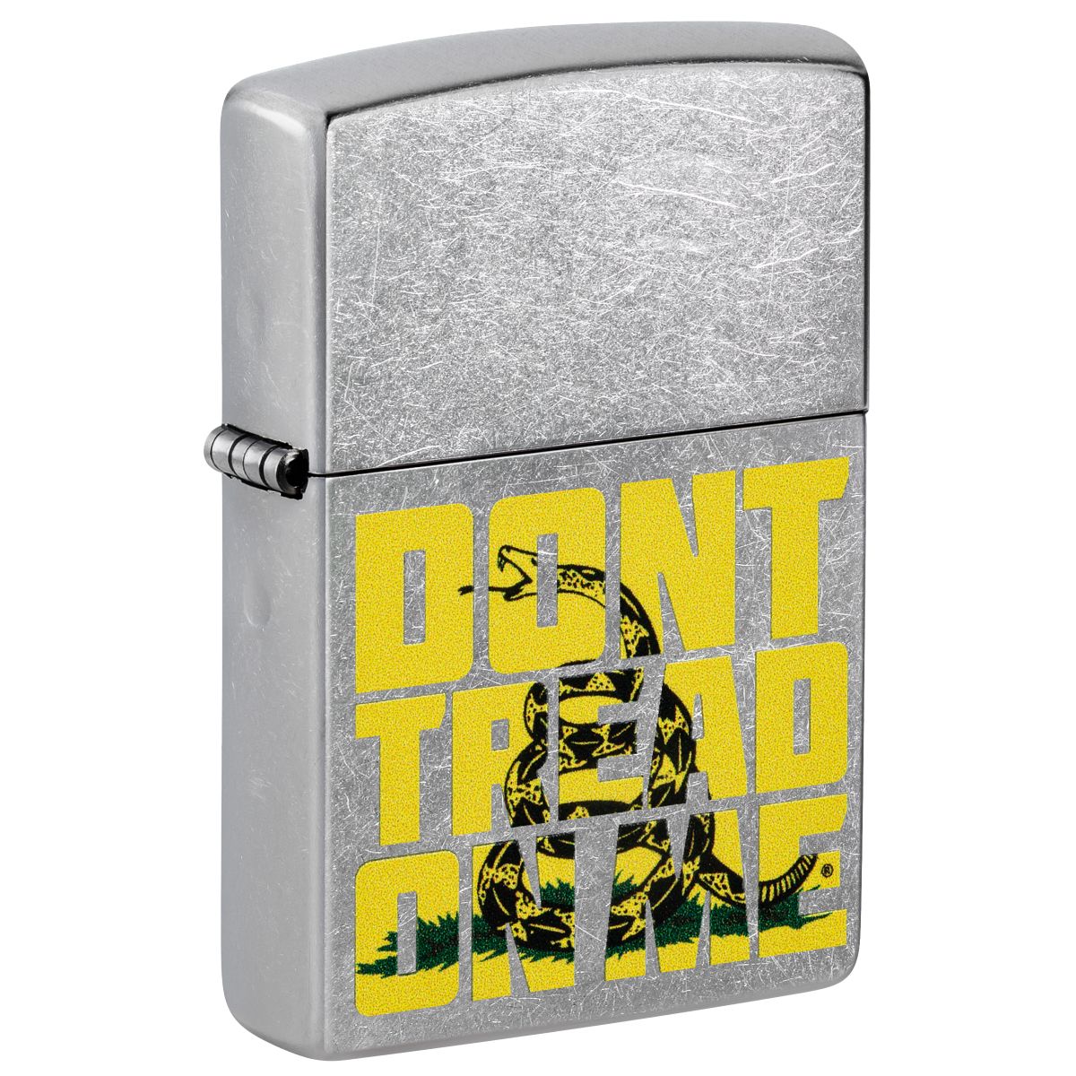 Zippo Lighter: Don't Tread on Me - Street Chrome 48952