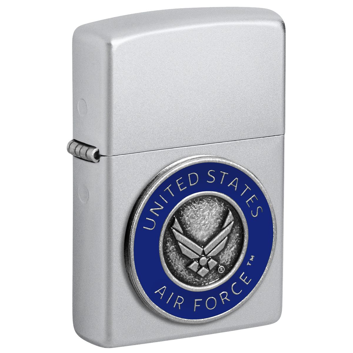 Zippo Lighter: United States Air Force Emblem - Satin Chrome 48976