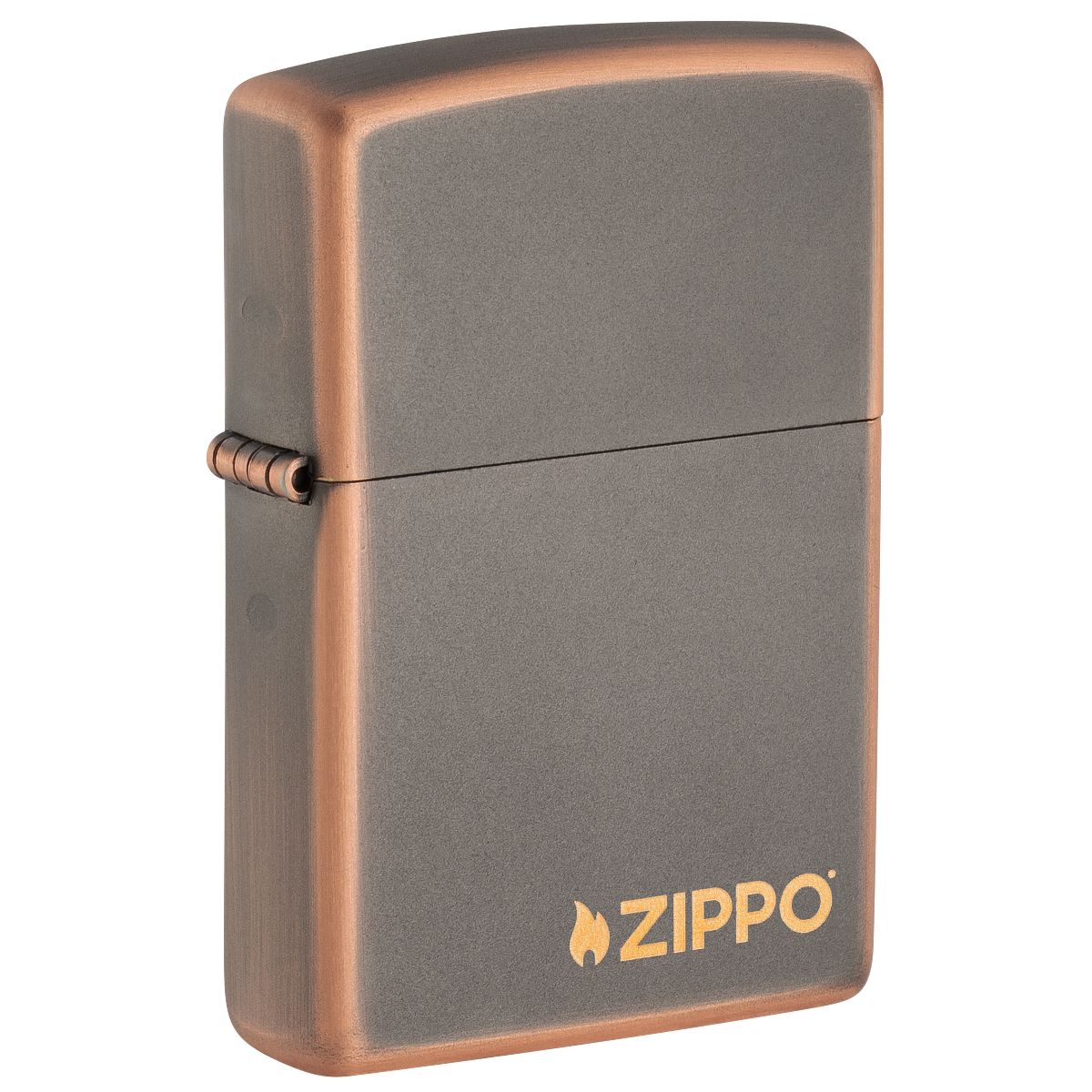Zippo Lighter: Zippo Logo - Rustic Bronze 49839ZL