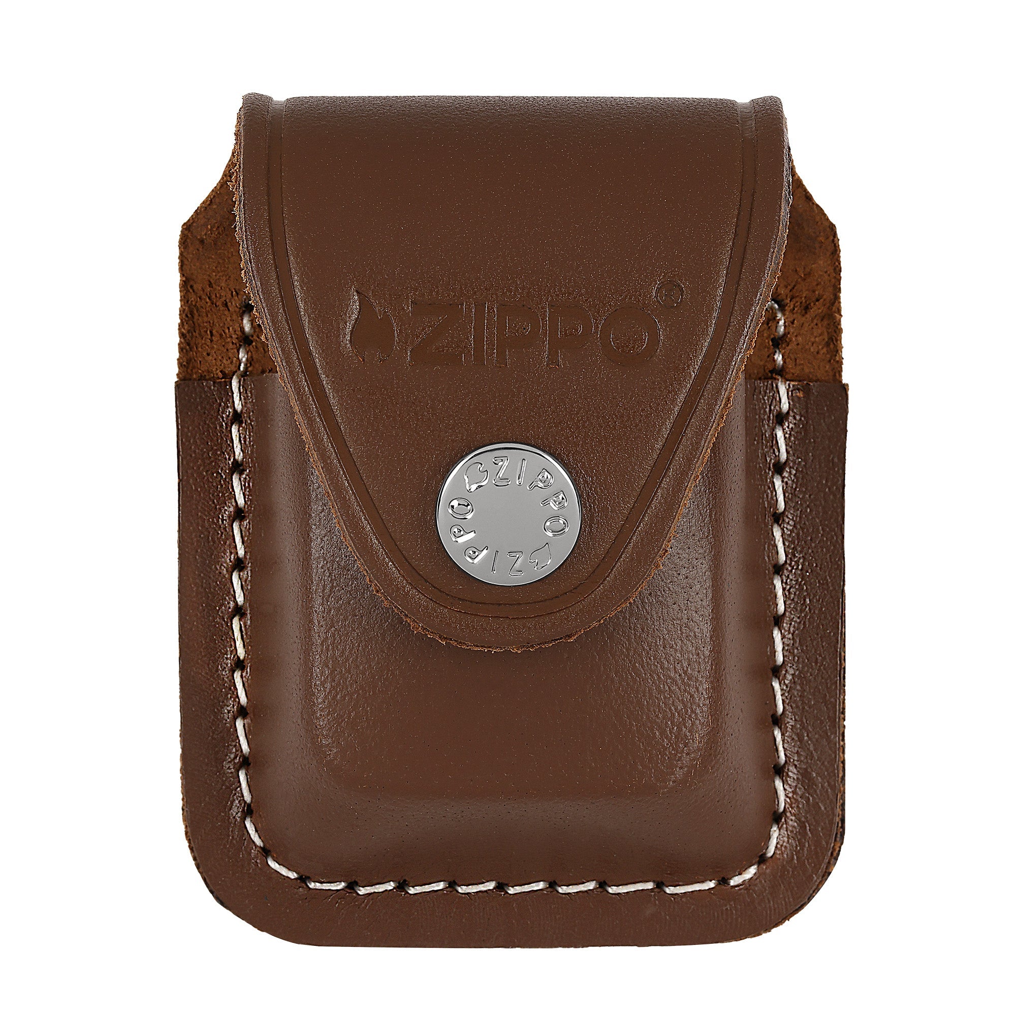 Zippo Lighter Pouch with Clip - Brown 67010
