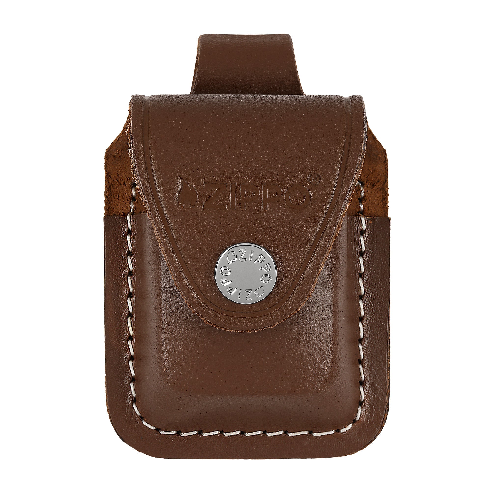 Zippo Lighter Pouch with Loop - Brown 67011