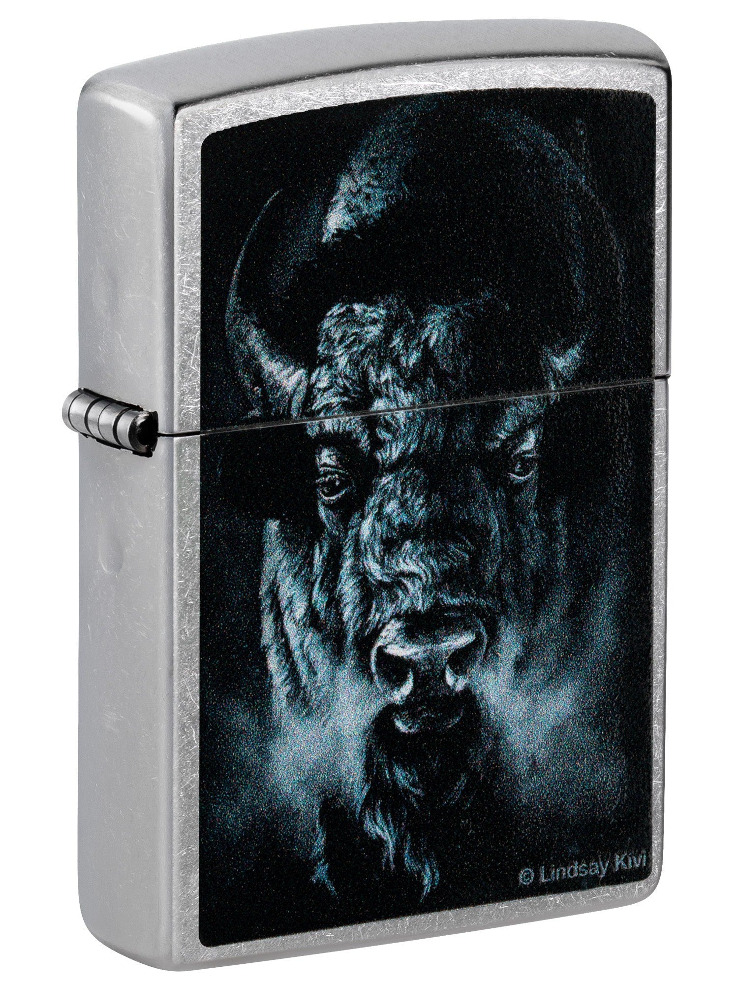 Zippo Lighter: American Buffalo by Lindsay Kivi - Street Chrome 81524